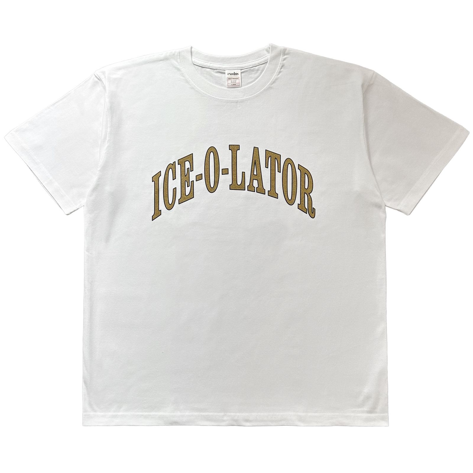 ICE-O-LATOR T SHIRT / WHITE / プリント ティーシャツ
