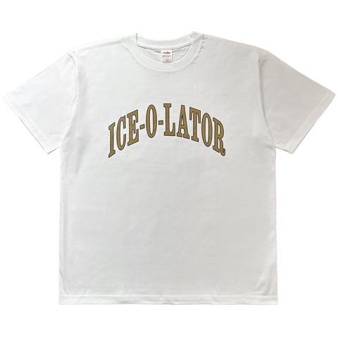 ICE-O-LATOR T SHIRT / WHITE / プリント ティーシャツ