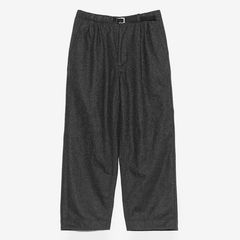 Wool Nylon Melton Pants / CH(Charcoal)