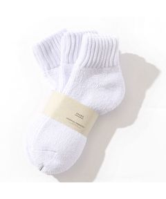 3P PILE SOCKS / WHITE