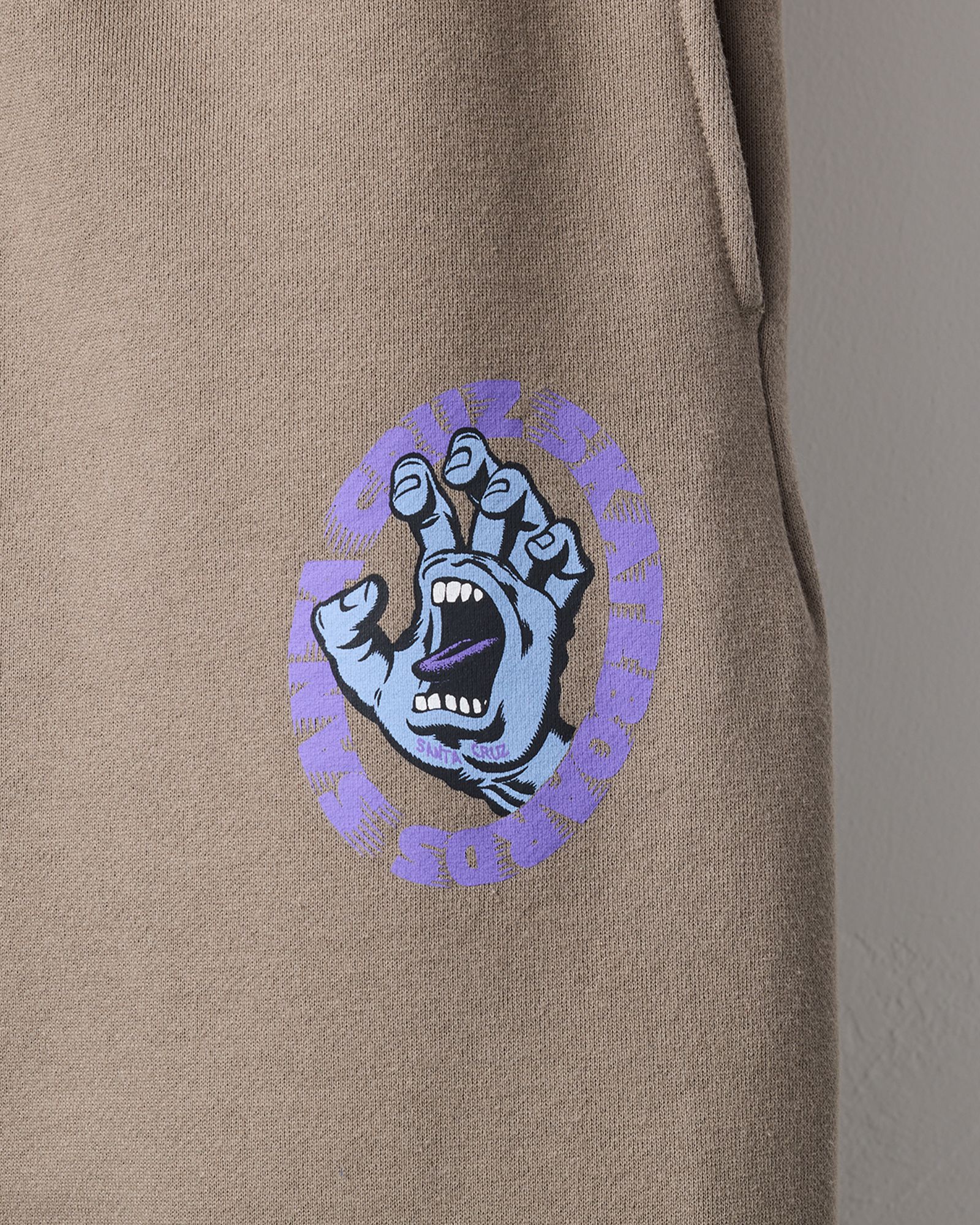SANTA CRUZ / SCREAMING HAND SWEATPANTS / Taupe Grey