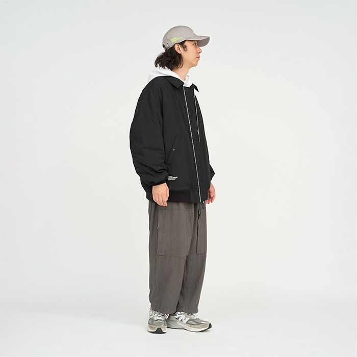 TACTICAL WOOL BOMBER JACKET / BLACK