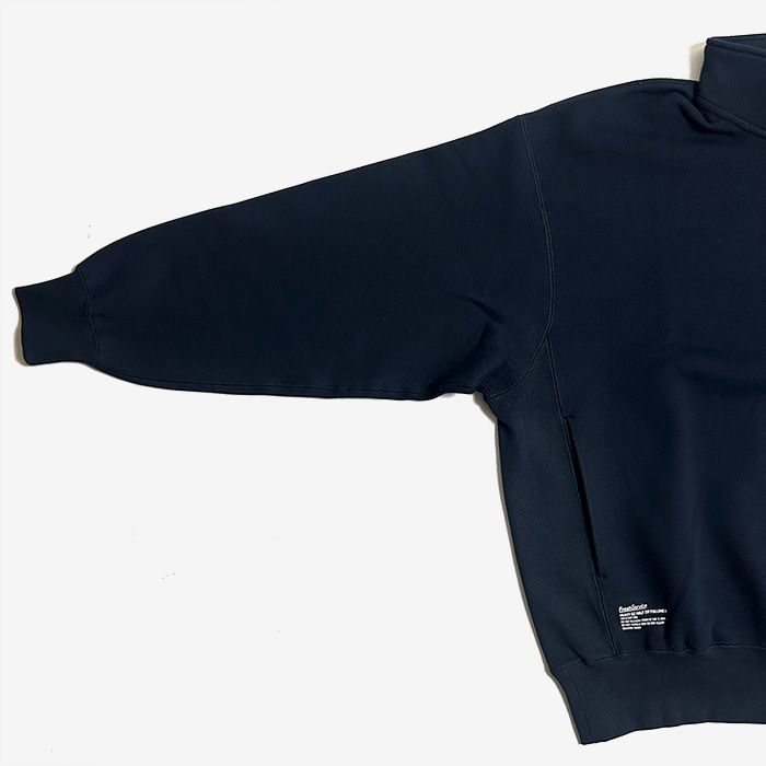 HEAVY OZ HALF ZIP PULLOVER / NAVY