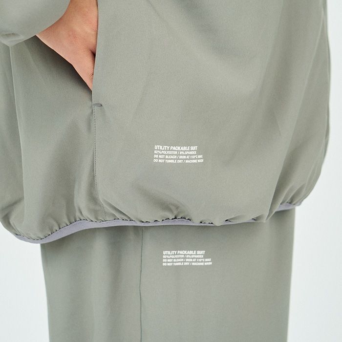 Refresh!Service. / UTILITY PACKABLE SUIT / GRAY