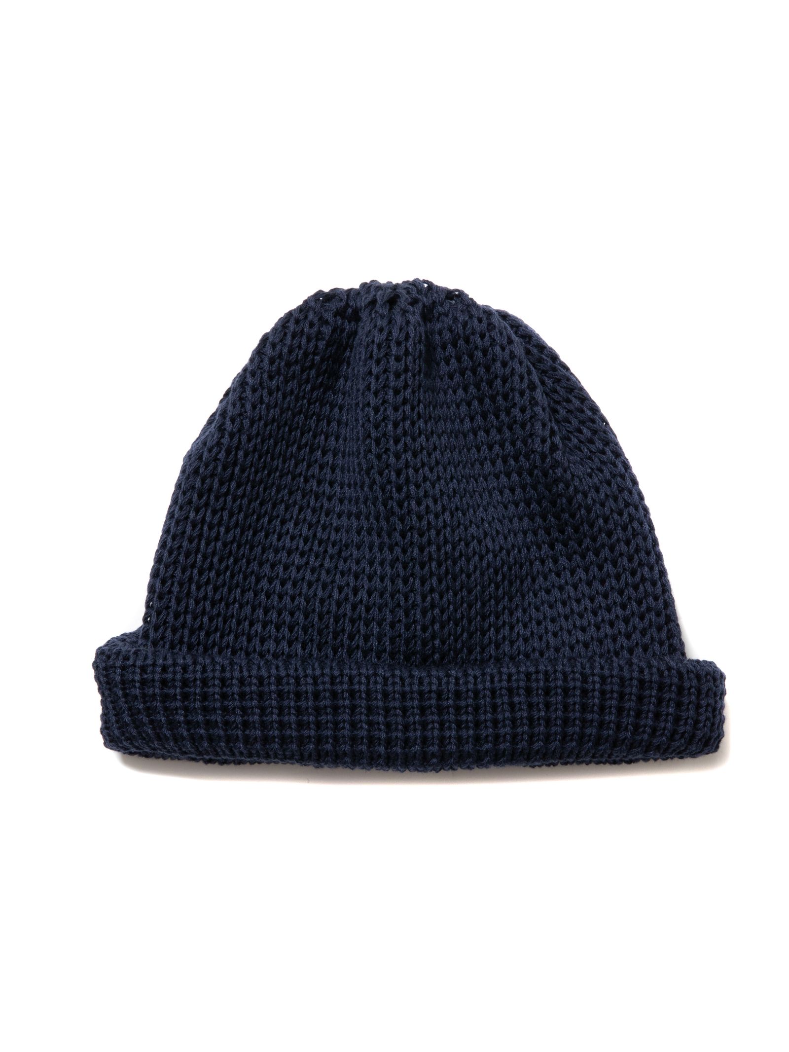COOTIE PRODUCTIONS - Lowgauge Roll Up Beanie / Navy / ロールアップ 