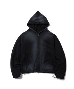 CPG LOGO FADE ZIP HOODIE / BLACK / フェードジップパーカー / FS1883