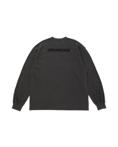 Logo L/S Tee(25aw) / D-BLK / プリントロングスリーブティー