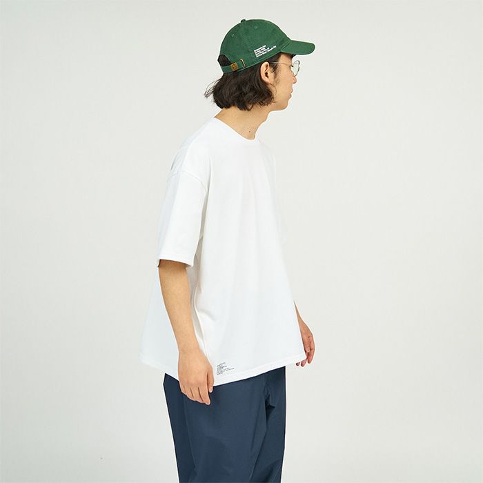 DRY JERSEY S/S CREW NECK TEE / WHITE