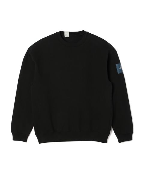 9252-CS81 / CREWNECK SWEATSHIRT / BLACK / ミリタリースウェット