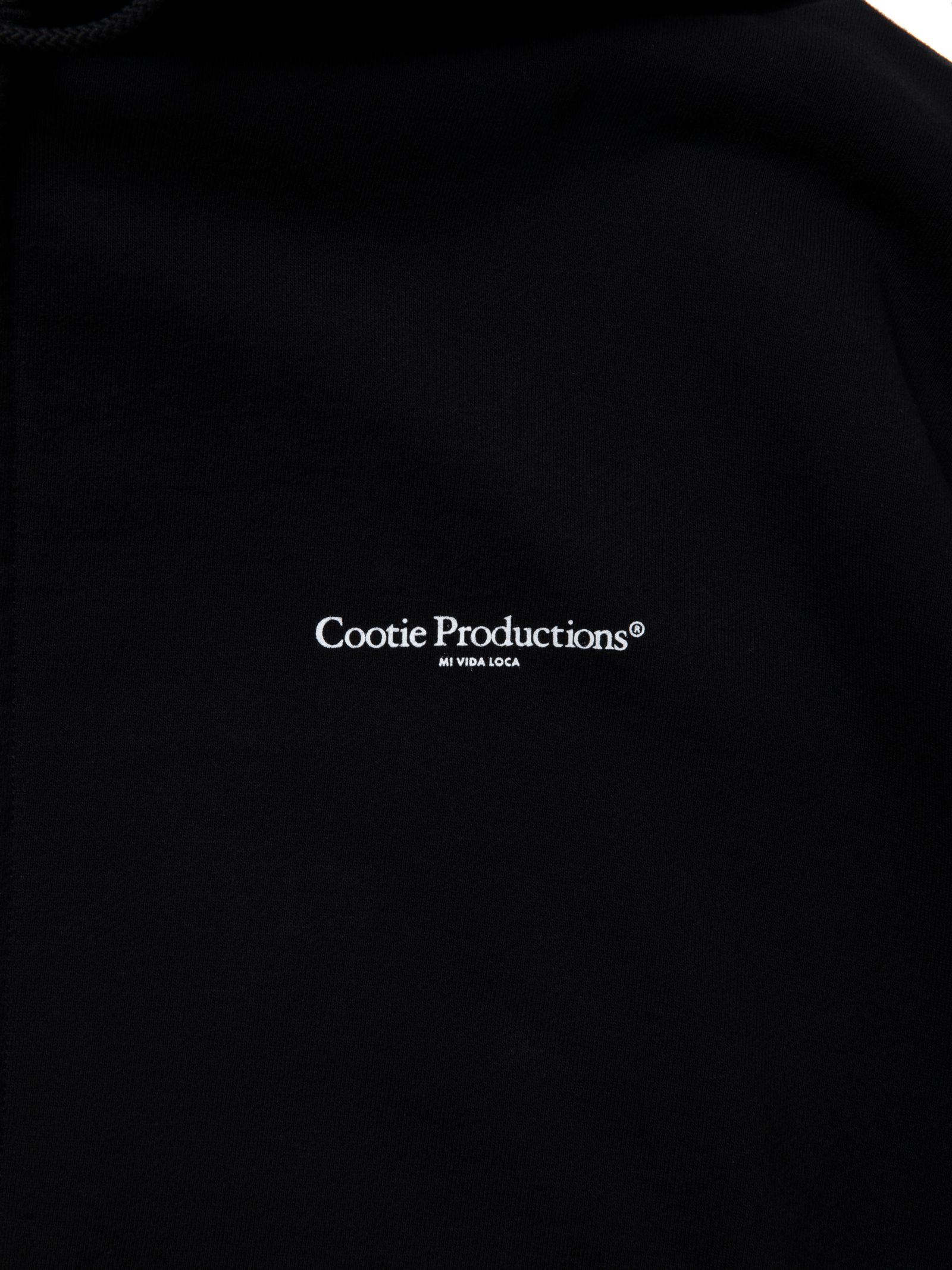 Plain Sweat Zip Hoodie / BLACK /  ジップパーカー