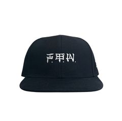 F.T.W. SNAPBACK CAP / BLACK
