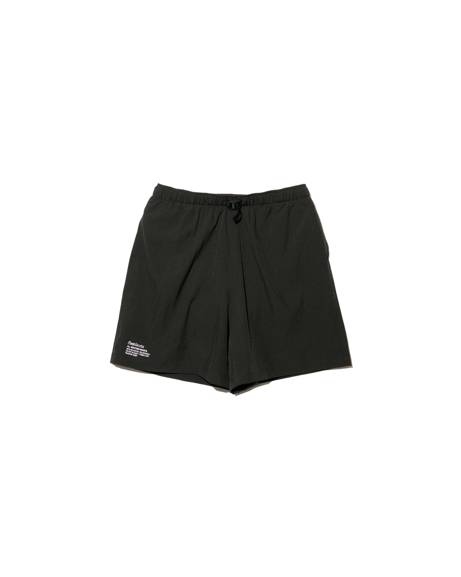 FreshService - ALL WEATHER SHORTS / BLACK | Stripe Online Store