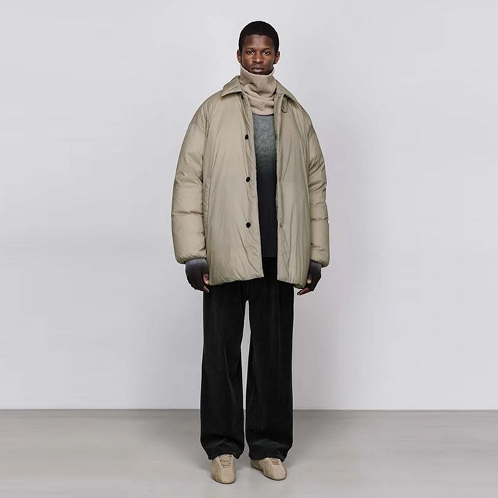 PERTEX QUANTUM AIR Bal Collar Down Coat  / GREGE