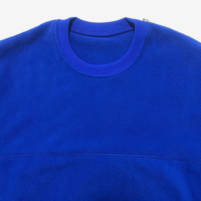 MICRO FLEECE CREW NECK PULLOVER / BLUE