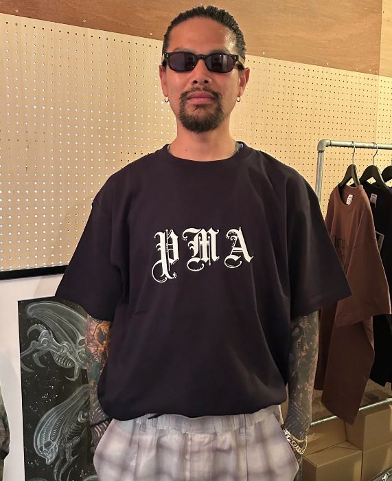 PMA T SHIRT / BLACK / プリントシャツ