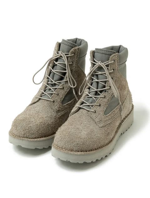 TROOPER LACE UP BOOTS COW LEATHER / GRAY