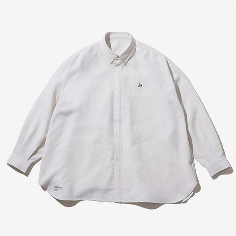 DRY WASHER POPLIN L/S B.D SHIRT / IVORY