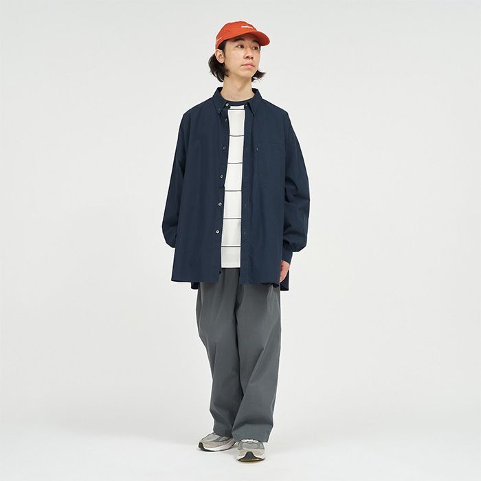 DRY OXFORD CORPORATE L/S B.D SHIRT / NAVY