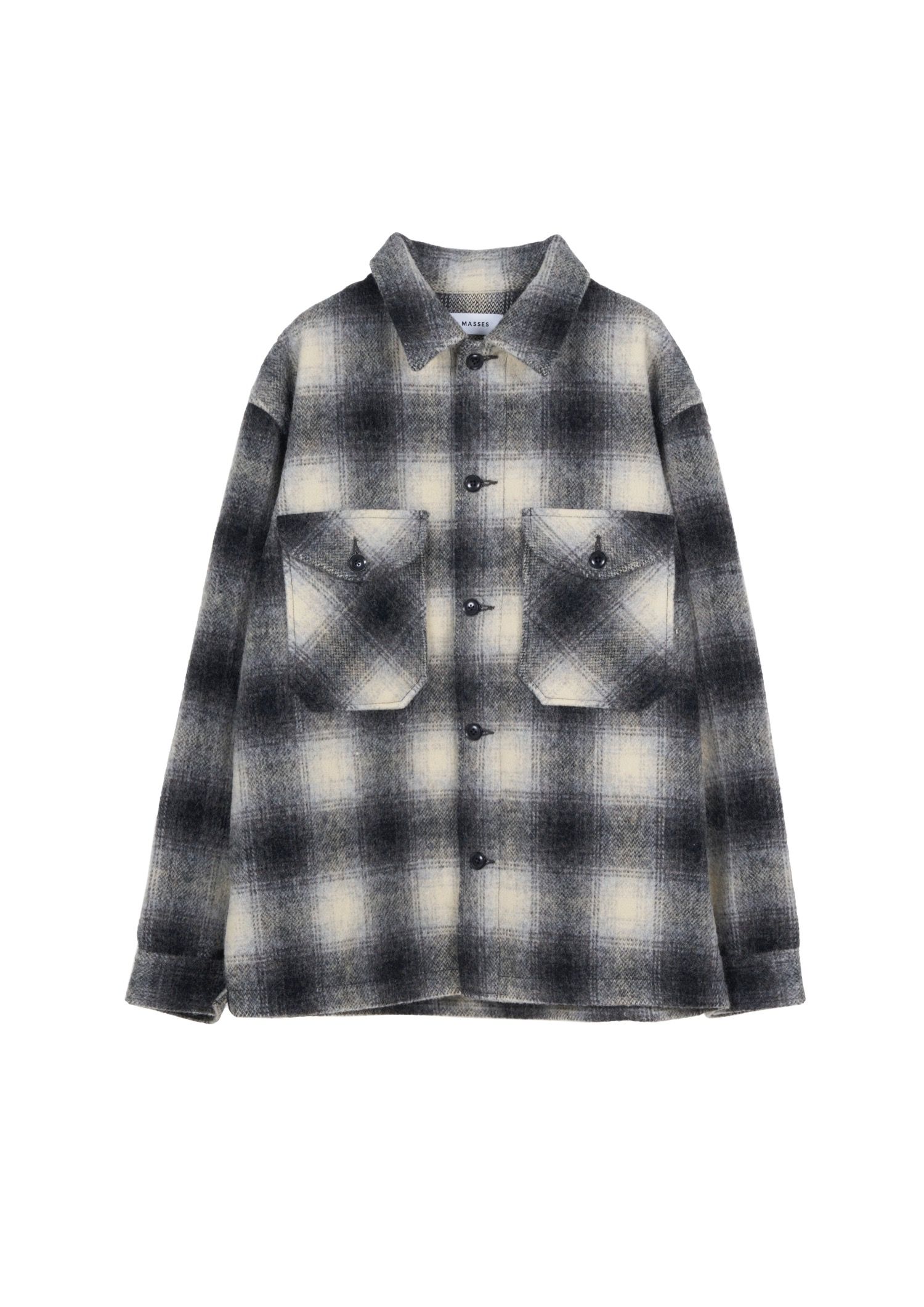 SHADOW CPO JKT / NATURAL×BLACK / CPOシャツジャケット