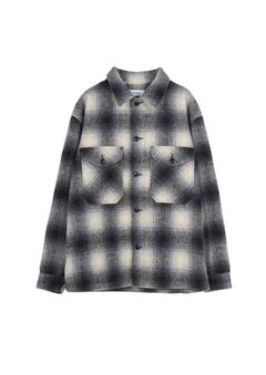 SHADOW CPO JKT / NATURAL×BLACK / CPOシャツジャケット