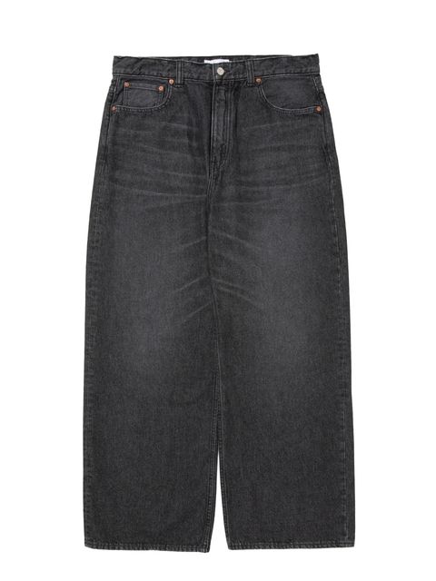 12.5oz Denim 5 Pocket Square Leg Pants / BLACK AGING FADE /  デニムパンツ / CTE-26S115