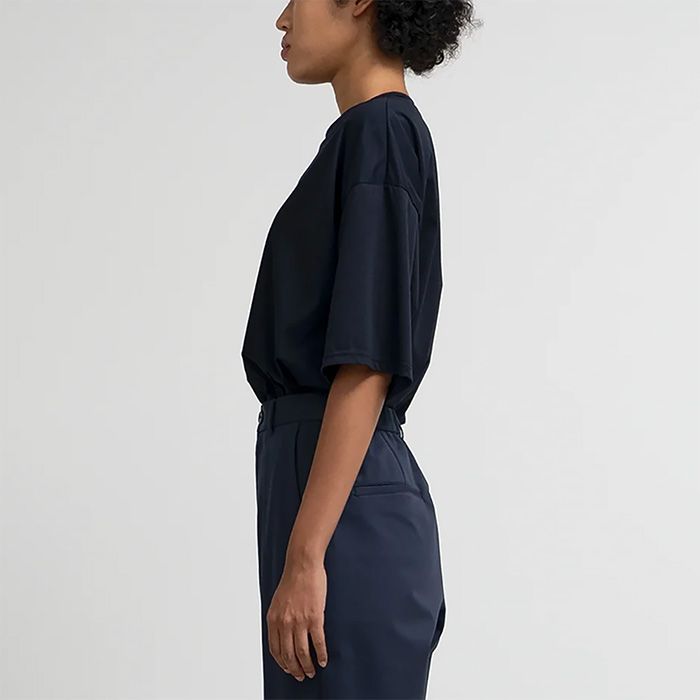 Women / Fine Smooth Crew Neck Tee / Black