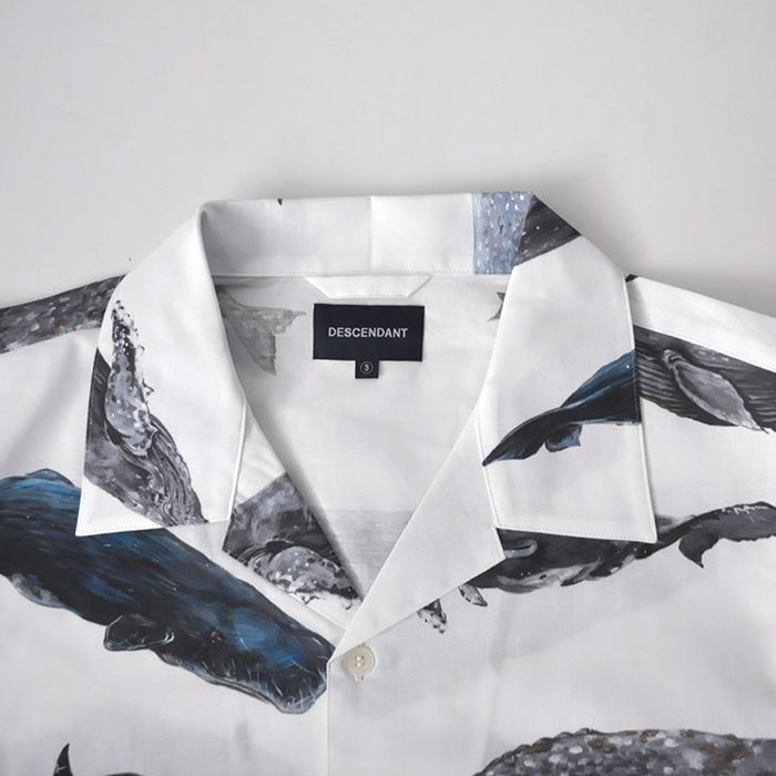 DESCENDANT - SEAFARERS TEXTILE SS SHIRT / WHITE | Stripe