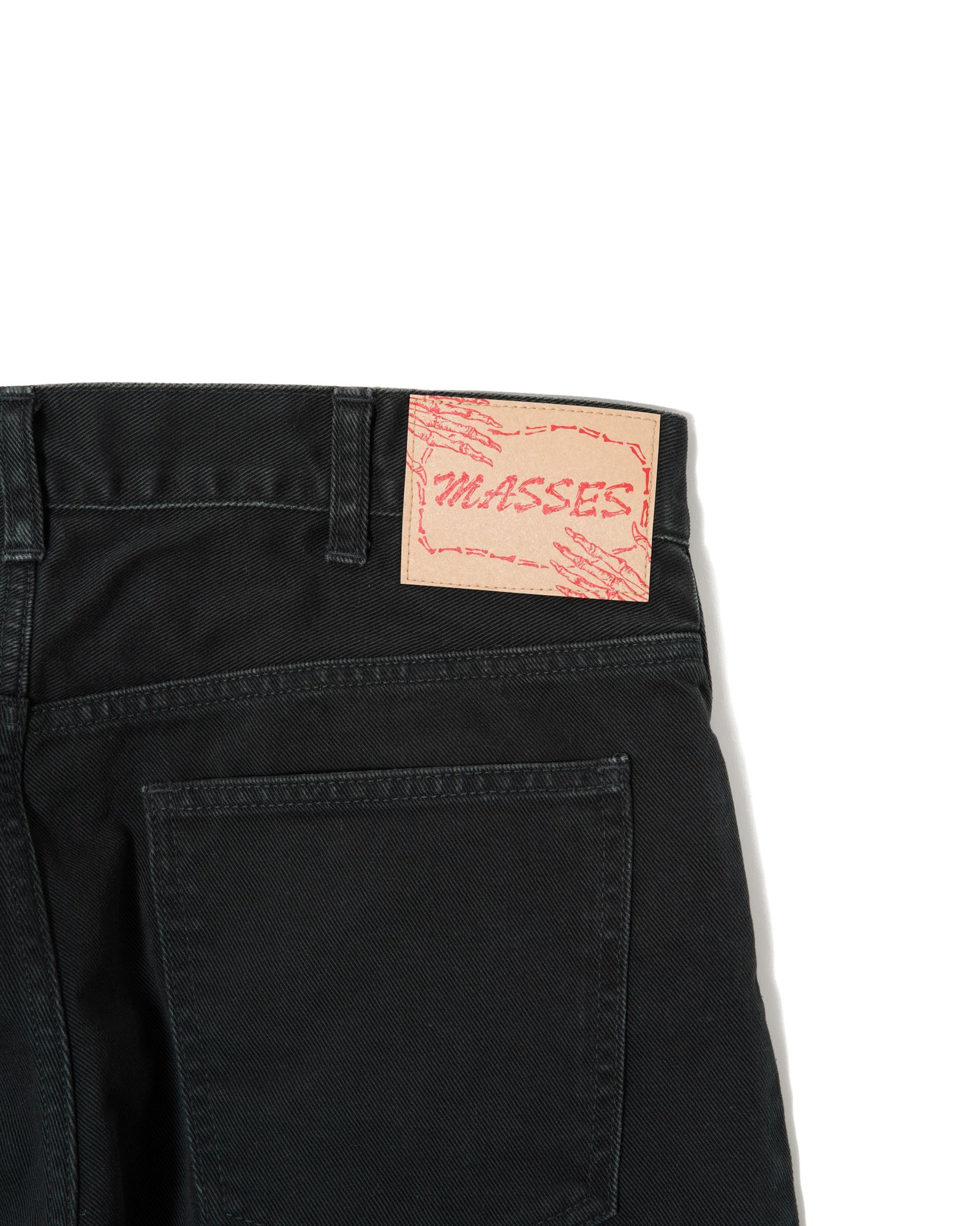 5P PANTS TWILL WASH / BLACK / ツイルパンツ