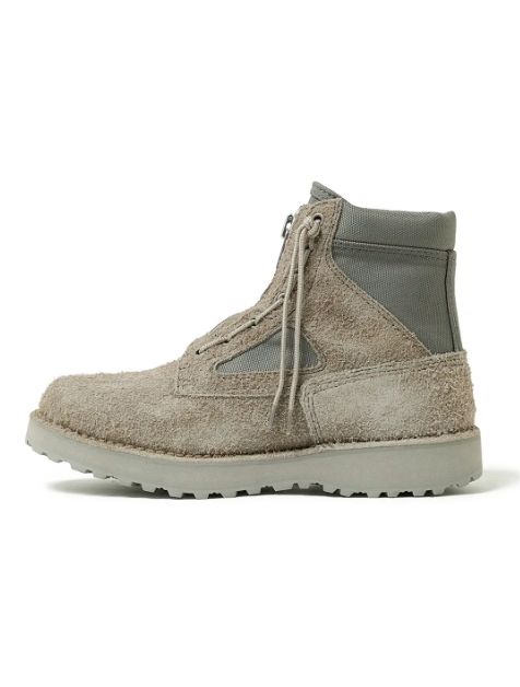 TROOPER LACE UP BOOTS COW LEATHER / GRAY