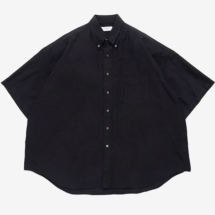 Oxford S/S Oversized B.D Shirt / Black