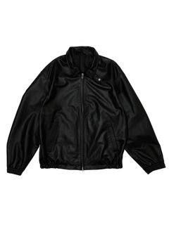 LEATHER BROUSON / BLACK