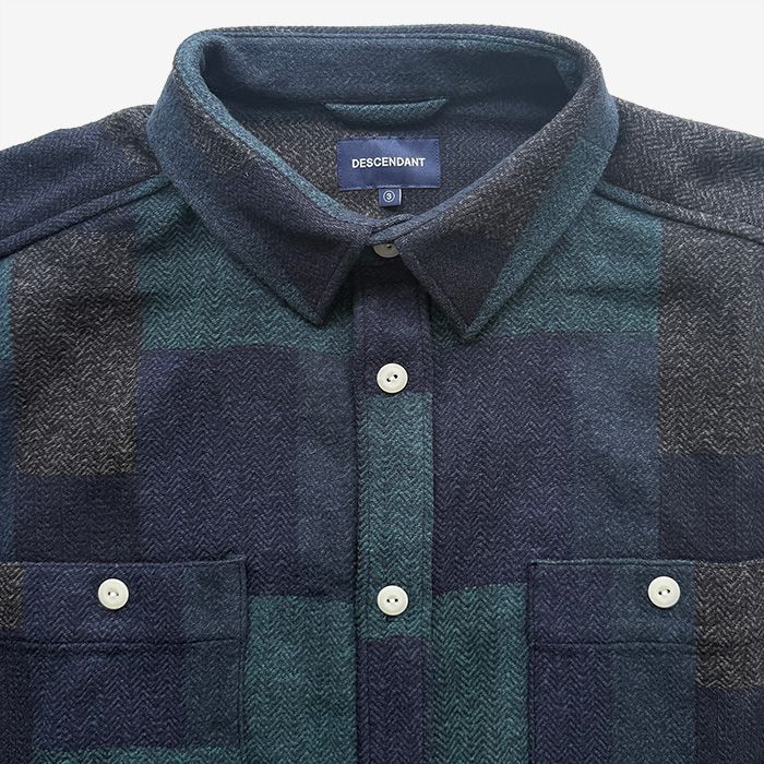VANNING PLAID LS SHIRT / GREEN