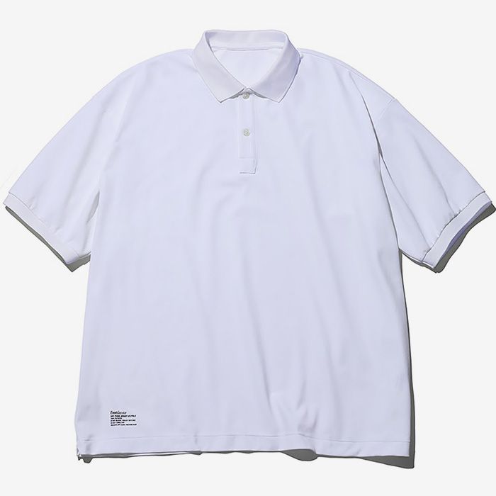 DRY PIQUE JERSEY S/S POLO / WHITE