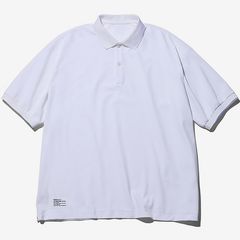 DRY PIQUE JERSEY S/S POLO / WHITE