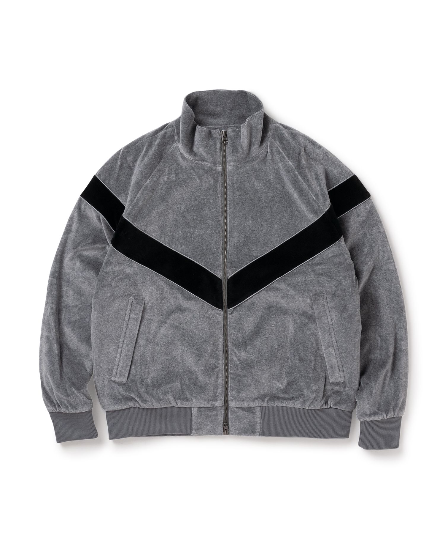 SON OF THE CHEESE - FRIEND TRACK JACKET / GRAY / ベロアトラックジャケット | Stripe  Online Store