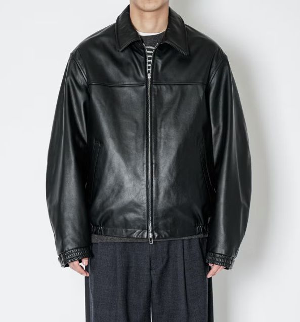 LEATHER JACKET / BLACK