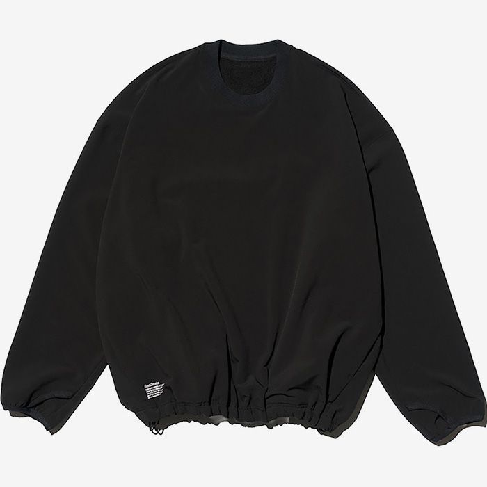 COMFORT-SHIELD FLEECE CREW NECK PULLOVER / BLACK