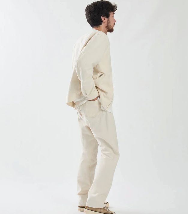 TRUCKER 5P JEANS COTTON OXFORD / NATURAL / 5ポケット パンツ