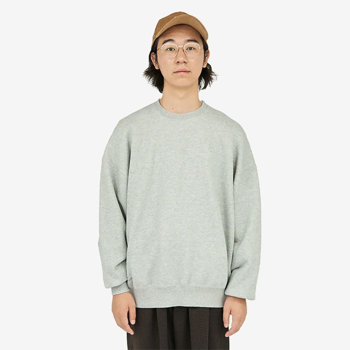 HEAVY OZ CREW NECK SWEAT / H.GRAY