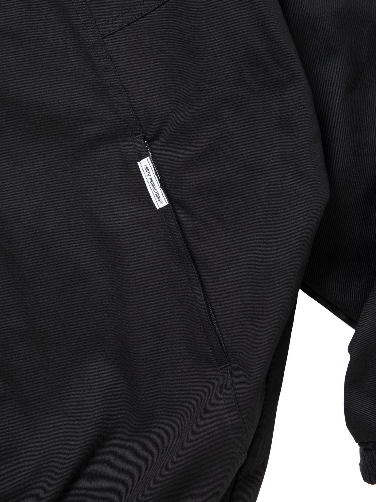Cotton Twill Track Jacket / BLACK /  トラックジャケット