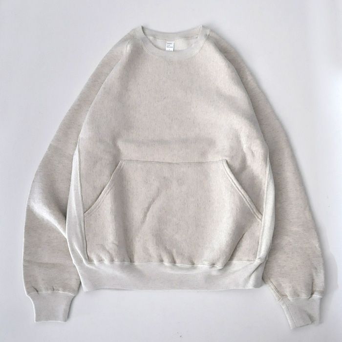 ENDS and MEANS - Crew Neck Sweat / Oatmeal | Stripe Online Store