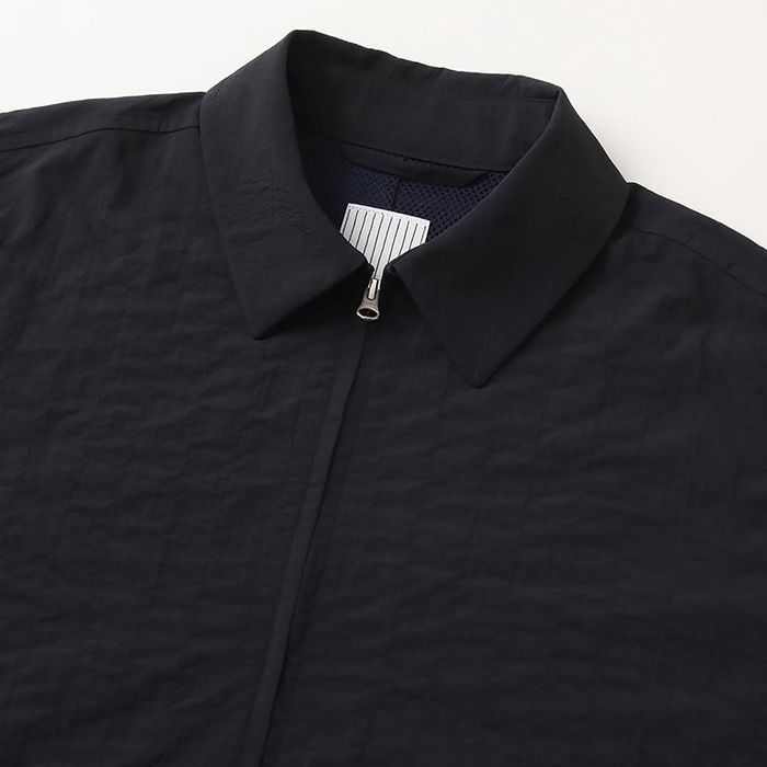 STITCHED NYLON SWING TOP | D.NAVY