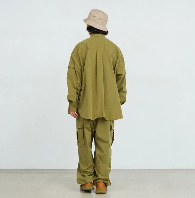 FreshService - DRY TYPEWRITER TACTICAL POCKET L/S SHIRT / KHAKI