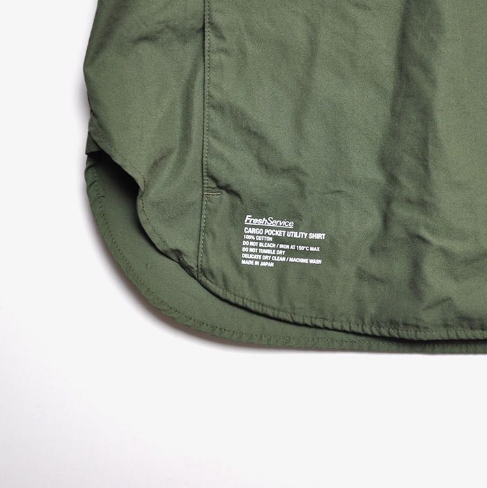 FreshService - Cargo Pocket Regular Collar Utility Shirt / カーゴ