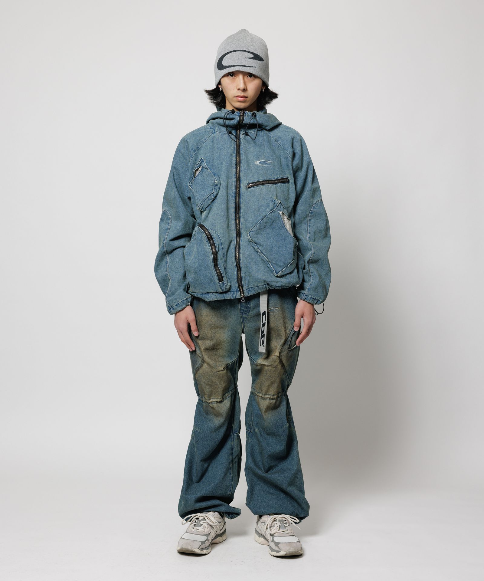 CPG RHOMBUS POCKET FADE DENIM JACKET / BLUE / デニムジャケット / FS1881