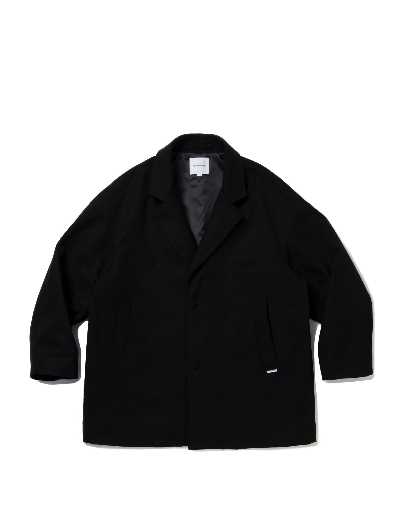 Cotton Canvas Padded Short Coat / BLACK / キャンバスコート / CTE-25A214
