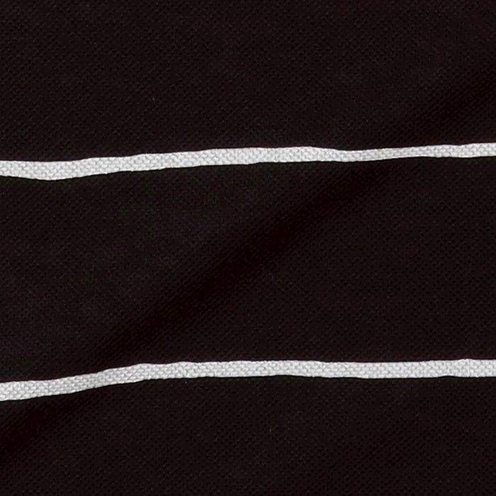 SIDE STRIPE BIG POLO | BLACK