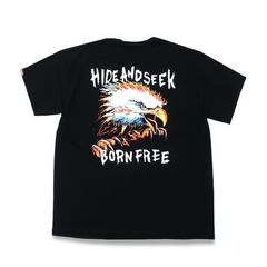 Eagle S/S Tee(Back) / BLK / イーグルバックプリントティー
