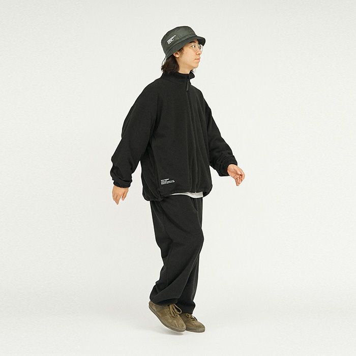 Refresh!Service. / FLEECE TRACK SUIT / BLACK