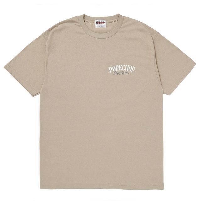 PORK BACK TEE / SAND×BKWH / プリント ティーシャツ